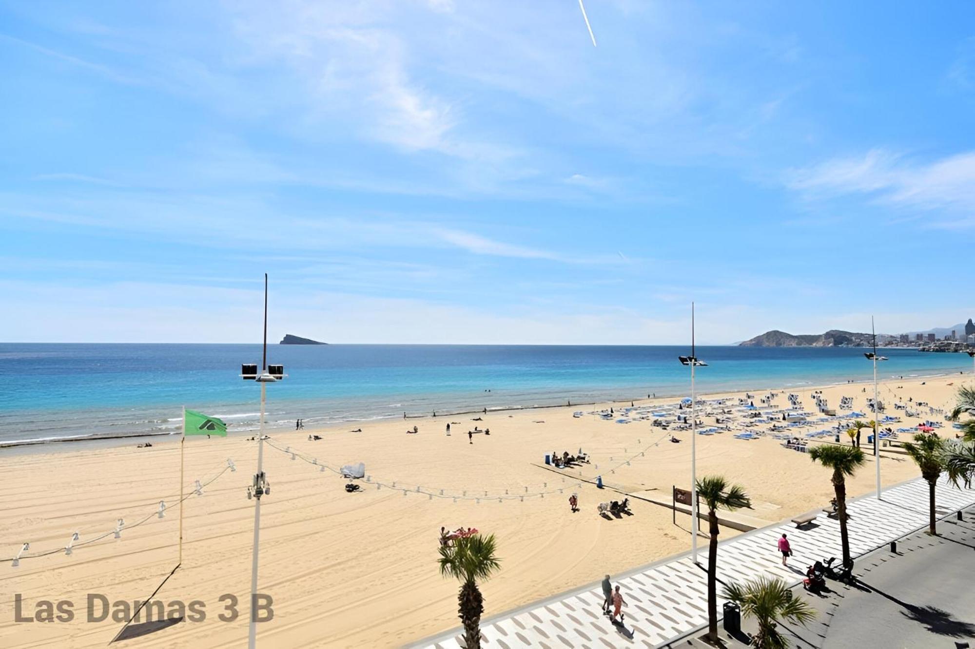Las Damas 3B Beach Front - Pool & Parking Бенидорм Экстерьер фото