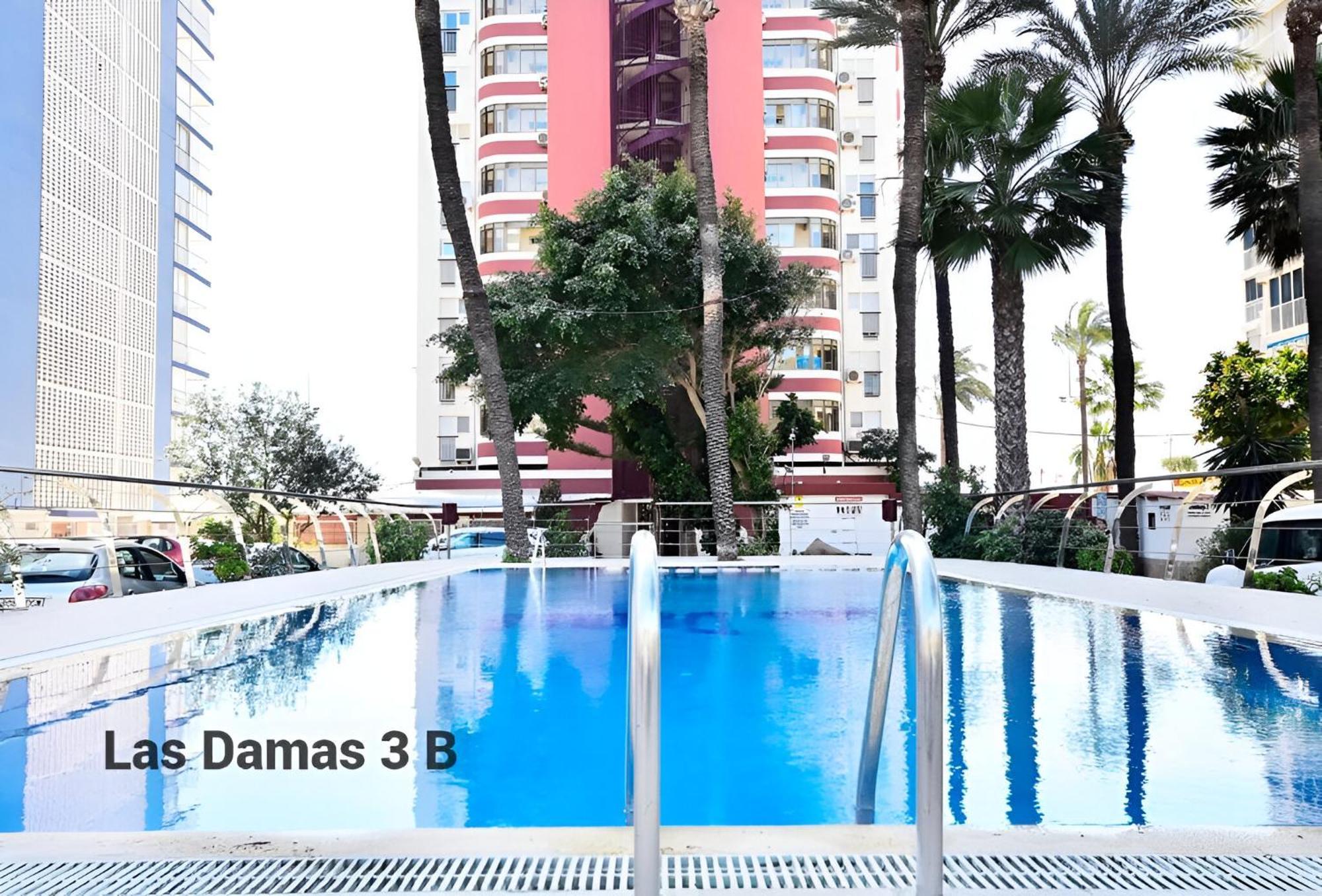 Las Damas 3B Beach Front - Pool & Parking Бенидорм Экстерьер фото